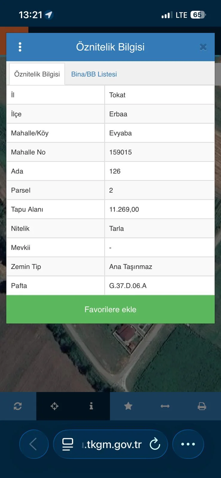 ERBAA/EVYABA MAHALLESİNDE 11269M2 SATLIK TARLA - Resim 1